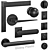 5-In-1 Door Handle Collection 3D model small image 3