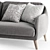 Luxury KARIN Sofa 3D model small image 4