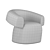 Elegant RUFF Armchair: Perfect Comfort Epitomized 3D model small image 5