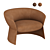 Swale Armchair: Superior Comfort and Style 3D model small image 1