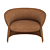 Swale Armchair: Superior Comfort and Style 3D model small image 3