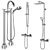 Grohe and IDEAL Standard Shower Set 143: Stylish Faucets and Shower Systems 3D model small image 2