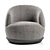 Orbit Armchair: Sleek and Stylish Seating 3D model small image 4