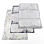 Modern High-Resolution Rugs Set 3D model small image 1