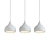 Contemporary 3-Light Pendant: Sleek Kitchen Island Style 3D model small image 2