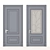  Stylish Wood Door Design 3D model small image 2