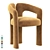 Modern Dudet Chair by Cassina: Stylish and Comfortable 3D model small image 2