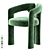 Modern Dudet Chair by Cassina: Stylish and Comfortable 3D model small image 3