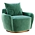 Elegant Ingrid Armchair: Stylish Comfort for Your Space! 3D model small image 4