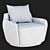 Elegant Ingrid Armchair: Stylish Comfort for Your Space! 3D model small image 5