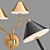 Modern Brass Genre Table Lamp 3D model small image 4