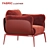 Sleek BROOKLYN Armchair by AMURA 3D model small image 3