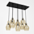 Rustic Cluster Pendant Light 3D model small image 1