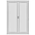 Modern Interior Door 3D model small image 3