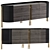 Elegant IKAT Bizzotto Sideboard 3D model small image 1