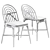 Delvigne Chair Rotin: Elegant Rattan Design 3D model small image 2