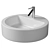 Duravit Stark 1 Washbasin Set 3D model small image 1