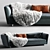 Sleek and Modern Minotti Seymour 3D model small image 1