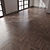 Elegant Herringbone Parquet | 5 Colors 3D model small image 3