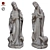 Divine Shepherd: Jesus Statues. 3D model small image 1