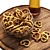 Craft Beer & Pretzel Set 3D model small image 5