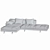 Bruce | 1335: Sleek and Sophisticated Sofa 3D model small image 4