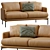 LaForma Sofa Rave: Sleek Modern Design 3D model small image 1