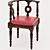 Title: Elegant Aristocratic Baron Armchair 3D model small image 1