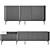 Modern Sideboards in Various Sizes 3D model small image 1