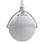 Vintage Milk Glass Pendant 3D model small image 2