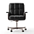  Modern Minotti Daiki Studio Chair 3D model small image 2