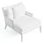 Elegant Florence Chaise: Cozy Indulgence 3D model small image 6