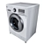 LG 3dMax Washing Machine 3D model small image 2