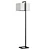 Modern Metal Arched Floor Lamp 3D model small image 3