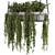 Metal Box Hanging Plants - Set 311 3D model small image 2