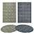 Versatile Rug Set - 8 Stunning Options 3D model small image 1