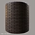 Sleek Black Granite Bricks 3D model small image 4