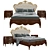 Italian Craftsmanship: Morello Gianpaolo Bed 3D model small image 1