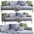 Stylish Sofa Rave for Modern Homes 3D model small image 1