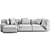 Contemporary Cassina Mex Cube Chaise 3D model small image 6