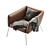 Nikos Low Armchair - Contemporary Comfort for Your Space. 3D model small image 6