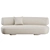 Litho Curved Sofa: Stylish Comfort 3D model small image 5