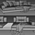 Blanche Ermes Compositions B: Elegant and Versatile Sofas 3D model small image 4