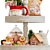 Festive Kitchen Decor Set 3D model small image 3