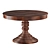 Classic Round Dining Table 3D model small image 2