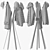 Sleek Milano Coat Stand: Stylish & Functional 3D model small image 6