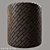 Modern Black Granite Brick Texture 3D model small image 2