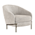 Elegant Lloyd Armchair by Longhi 3D model small image 1