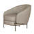 Elegant Lloyd Armchair by Longhi 3D model small image 3