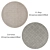 Deluxe Round Rugs Set - 6-Piece Collection 3D model small image 3